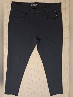 Fourlaps Traverse Navy Straight Leg Pants. 34w X 32l.